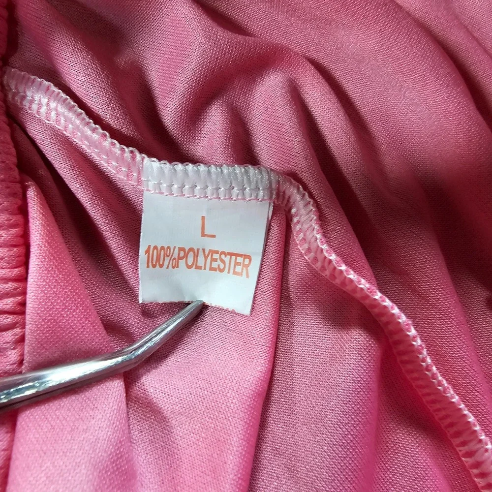Inter Miami CF Mens Large Pink Athletic Soccer Shorts Elastic Waist Logo MLS